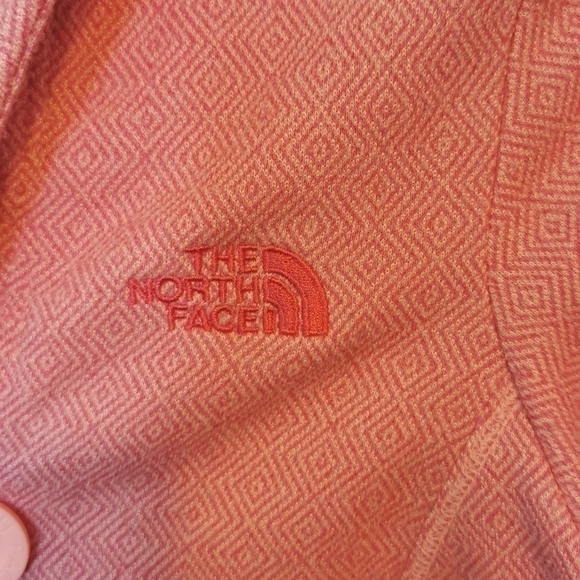 THE North Face Pullover Collar Orange Extra Small - Picture 5 of 9